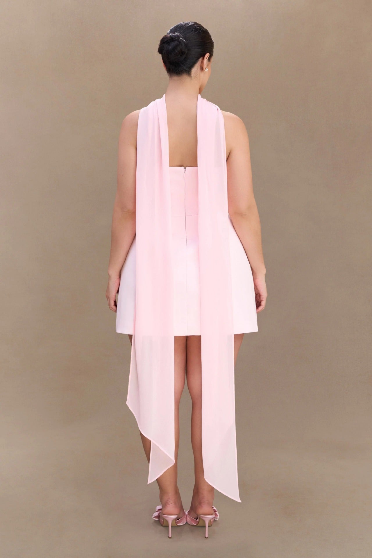 Sexy Spice Style Slim Fit Tub Top Dress Bow Ribbon Dress Waist