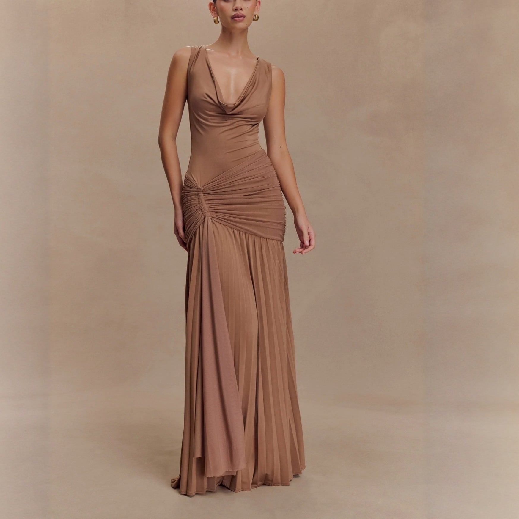 Slim fit INS style dress