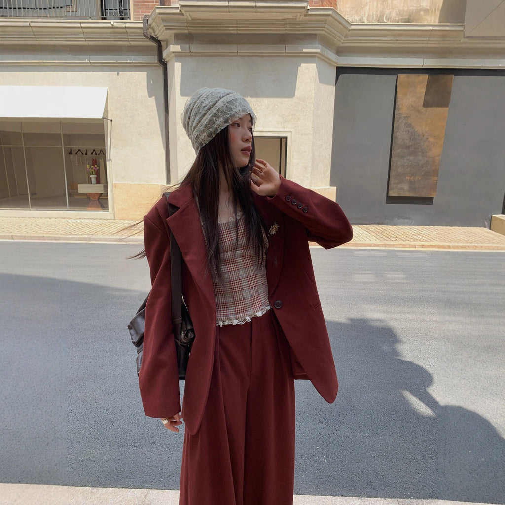 Fashion commuter casual high sense loose blazer