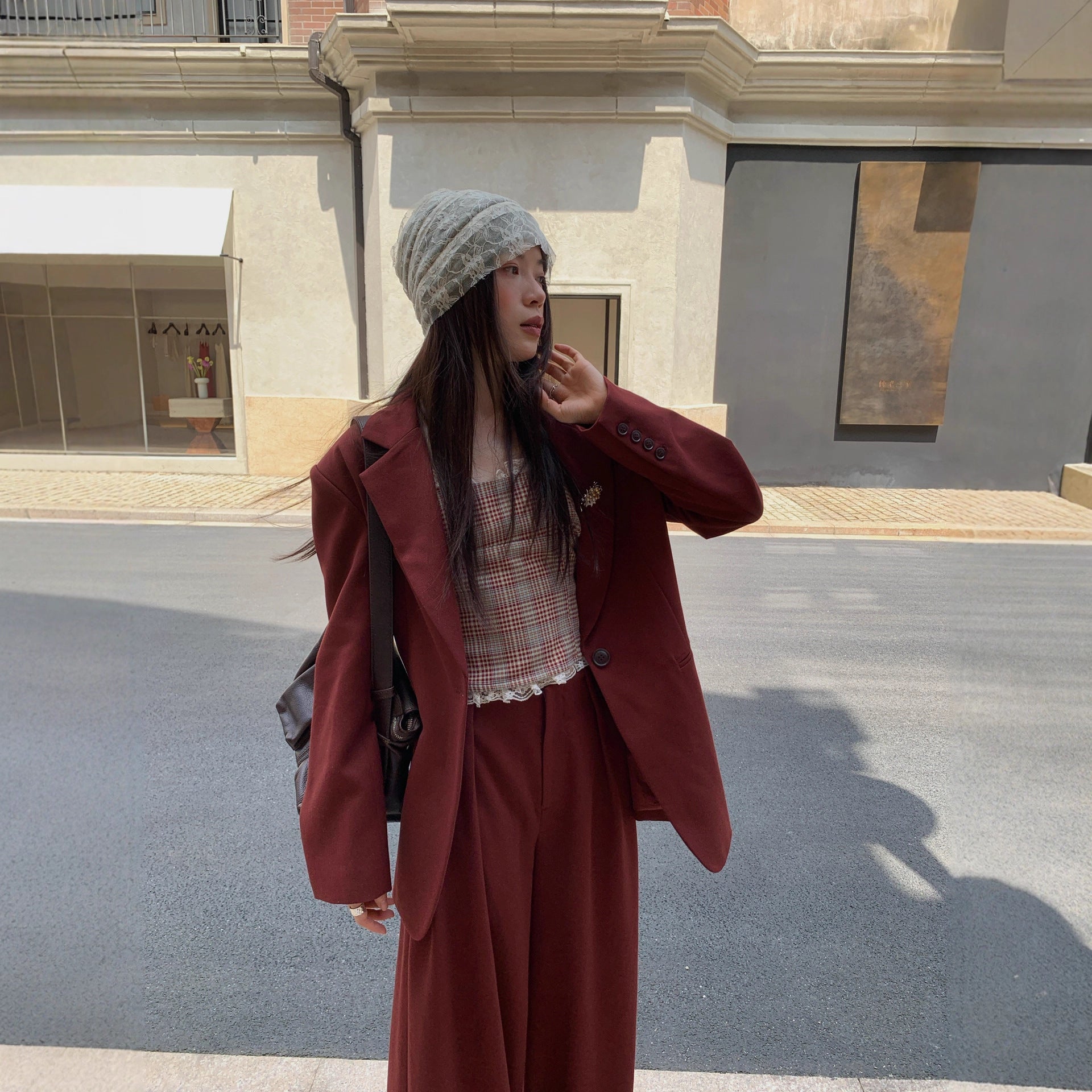 Fashion commuter casual high sense loose blazer