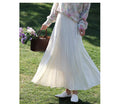 The skirt of the skirt fairy is soft and elegant, and the umbrella skirt is elastic waist in spring and summer.