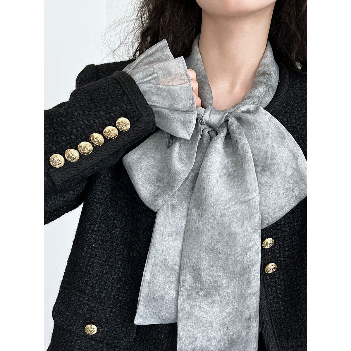 high-end design small fragrant jacket women's French short temperament top