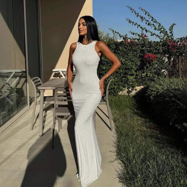 Fashion sleeveless tank top dress