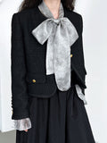 high-end design small fragrant jacket women's French short temperament top
