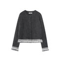 Sweet little soft crew neck sweater cardigan