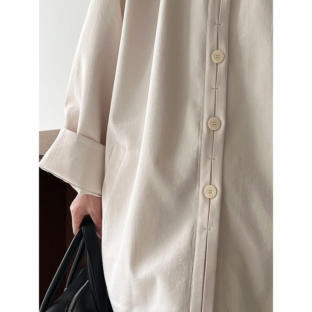 Lazy casualloose windbreaker outwear for women