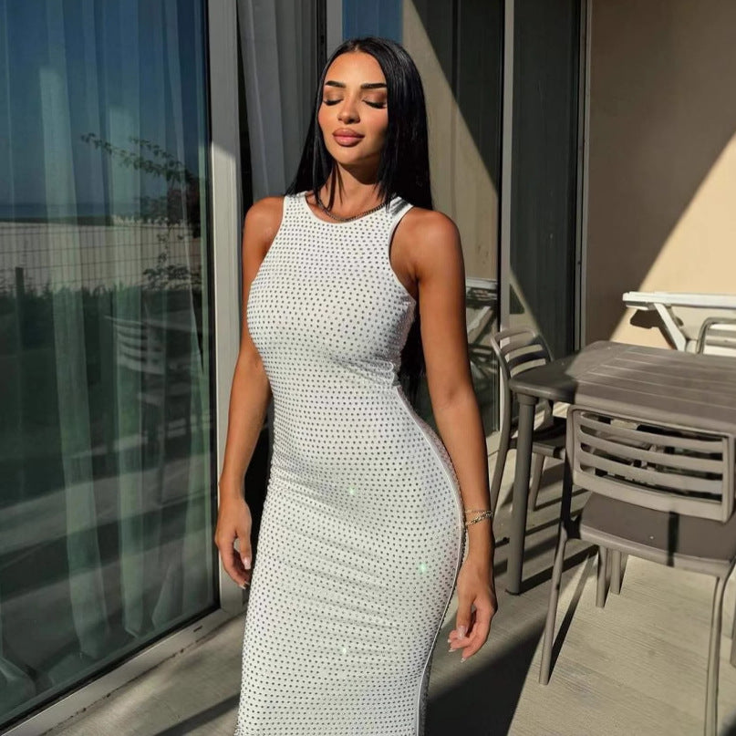 Fashion sleeveless tank top dress