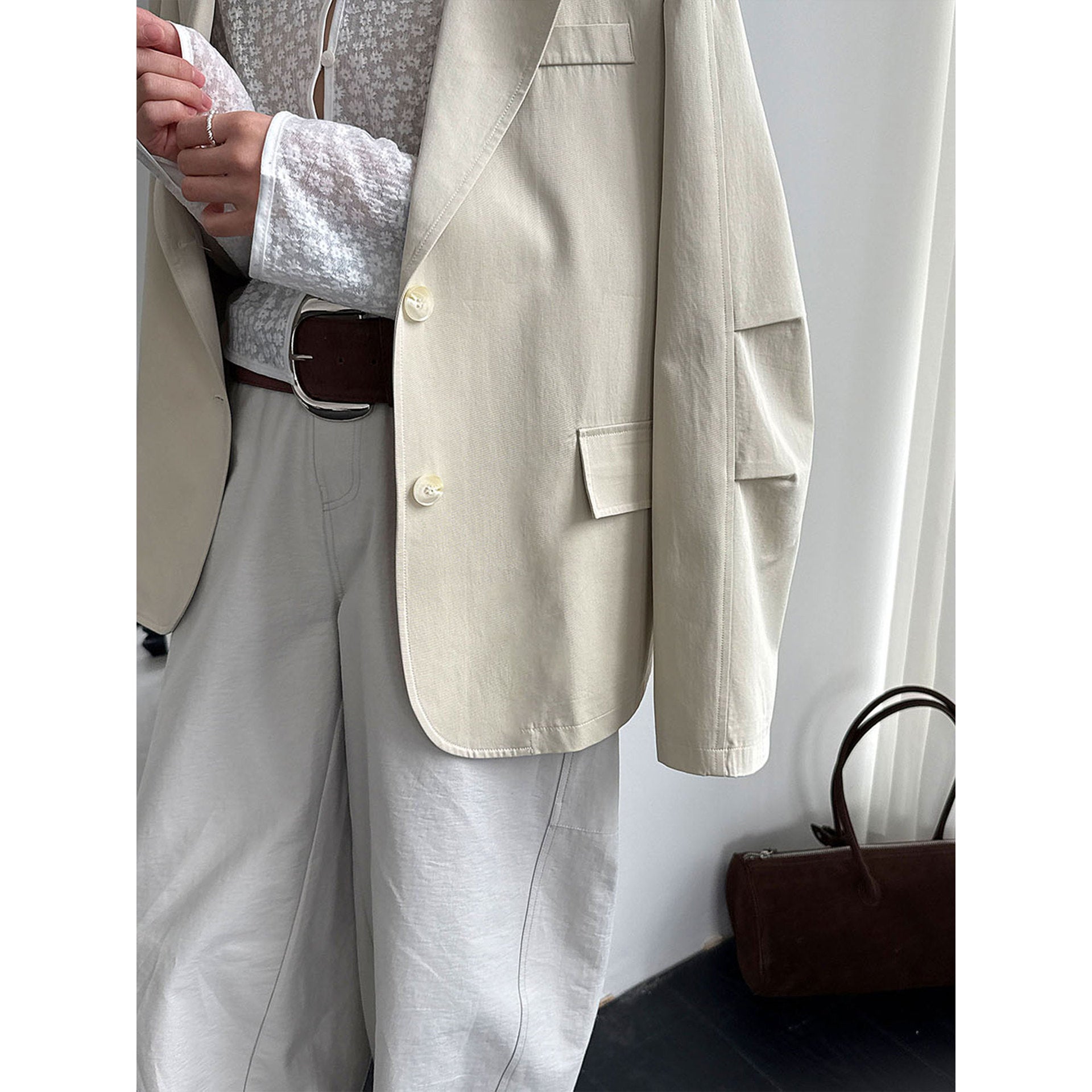 Spring New Slack Commuter Versatile Suit Top