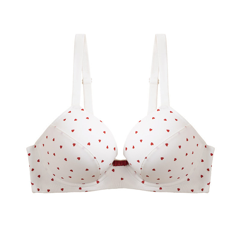 Special for large size bras, steel rings gather and adjust the upper support, anti-sagging bras, fat MM deep V bras.