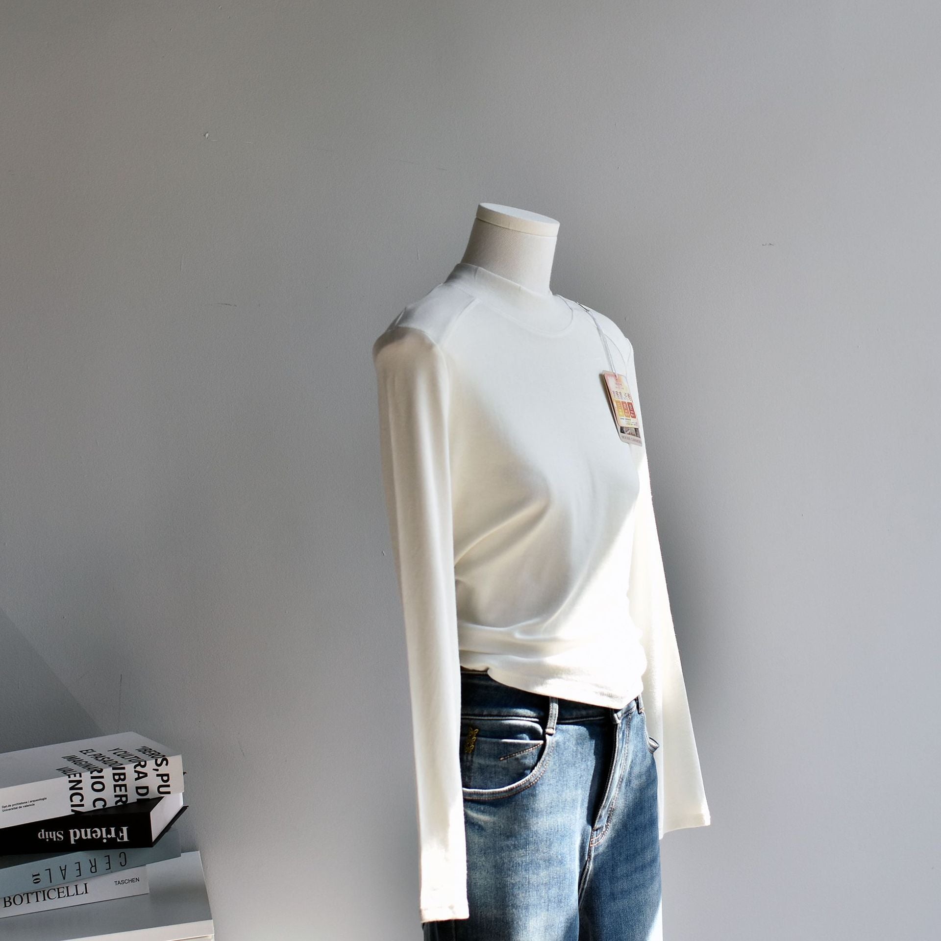 French Mid-Turtleneck Long Sleeve Knit Sweater