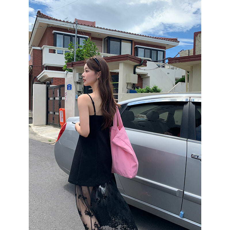 Sexy camisole dress female lace
