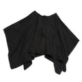 Summer new casual high-waisted Tencel irregular square lace edge medium-length skirt