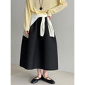 Commuting high-end bud skirt for women, elastic waist covering hips and thin A-shaped skirt in early spring