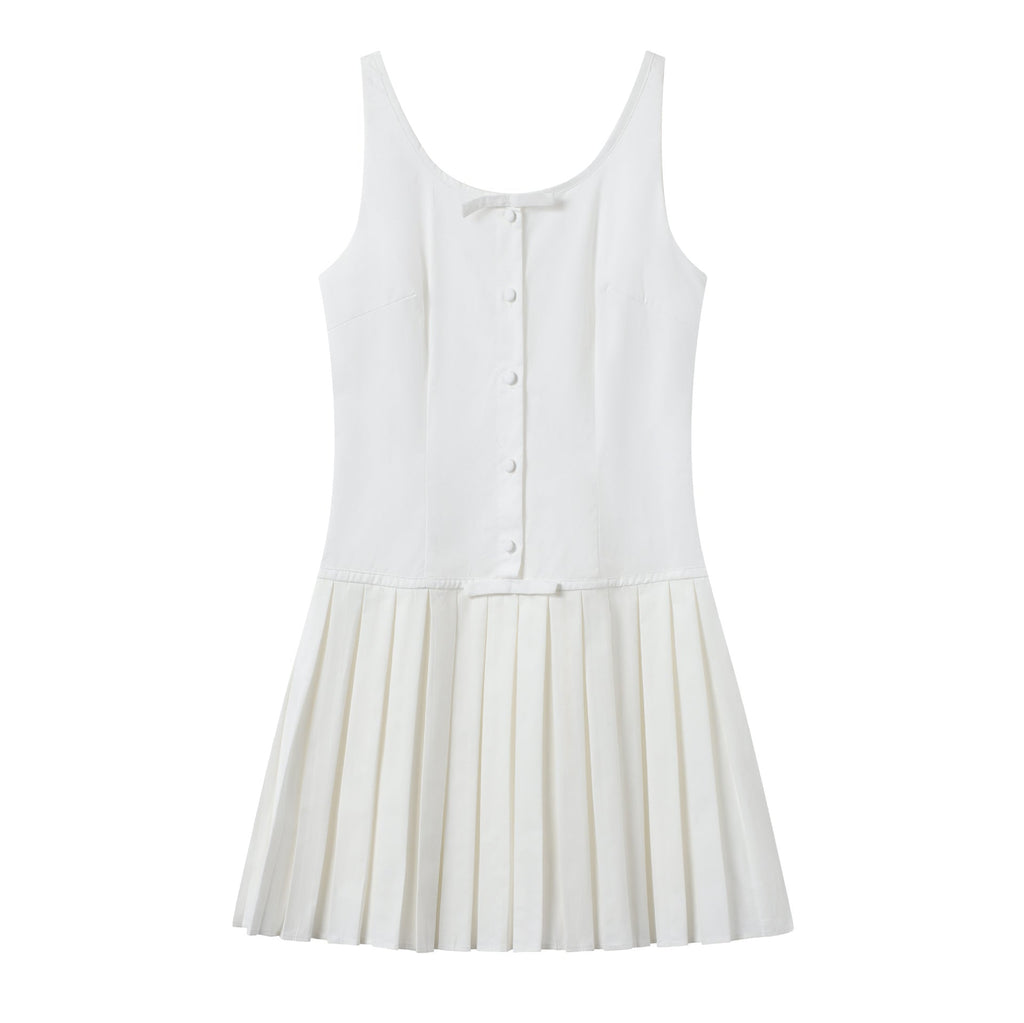 Spot Women's Fashion Spice Girls Skinny Suspender Dress Waist Sexy Pleated Short Skirt Women