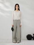 Loose wide-leg Tibetan meat and thin high-waisted summer tooling casual pants