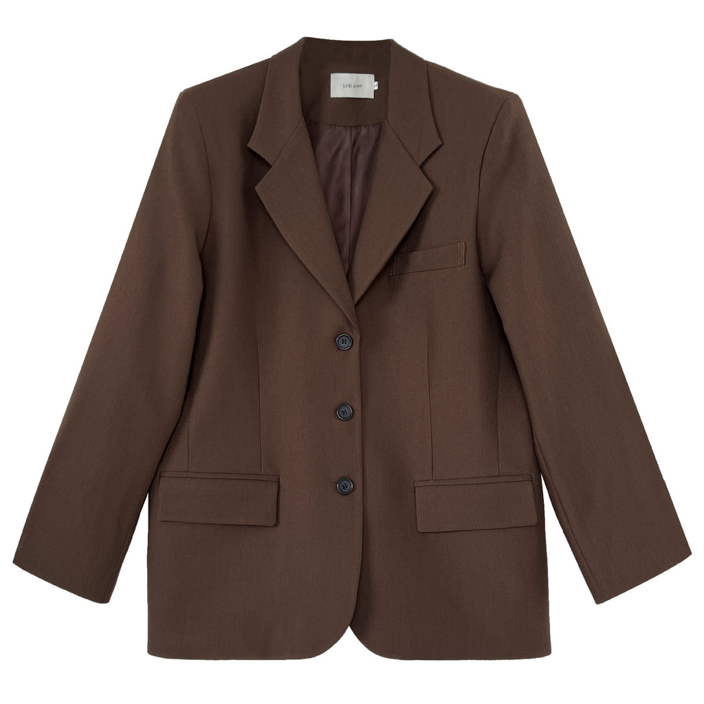 Korean version of casual long-sleeved blazer women's autumn new ins high-end retro coat