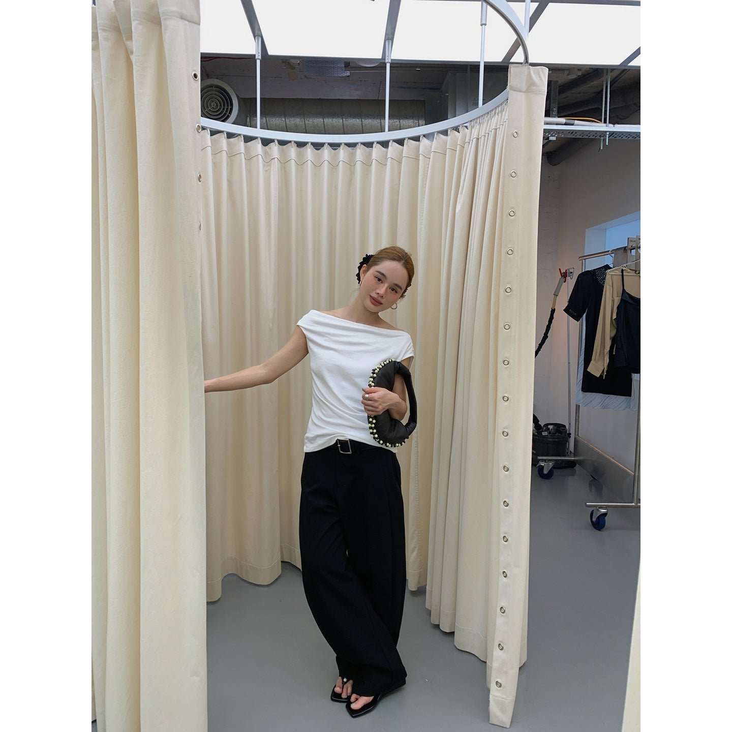 Temperament versatile pendant casual suit pants