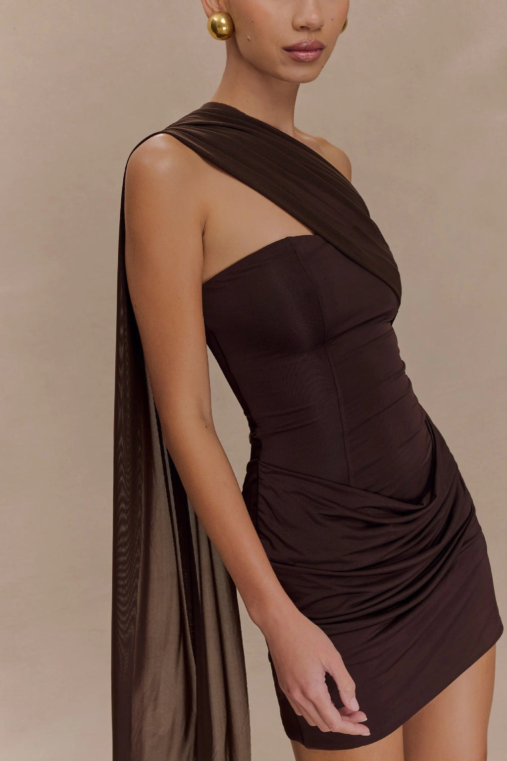 Ribbon pleated tube top short skirt slim fit sexy hottie hip wrap dress
