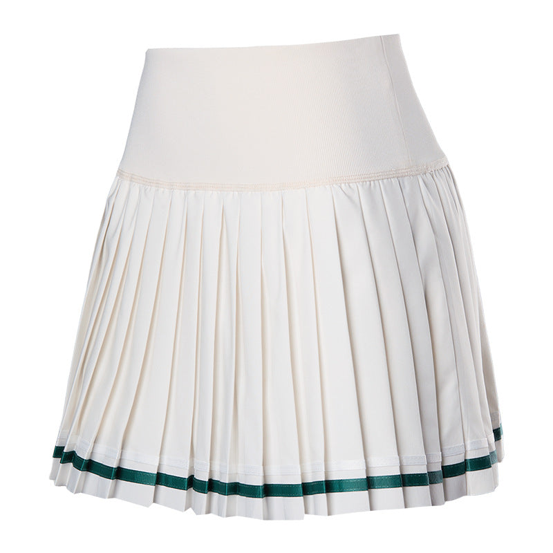 Women's Tennis Skirt Quick-Drying Sports Pleated Skirt with Shorts Fitness Yoga