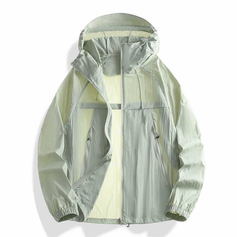 UV Protection Jacket Women Men Lightweight Hooded Sun Protection Outdoor