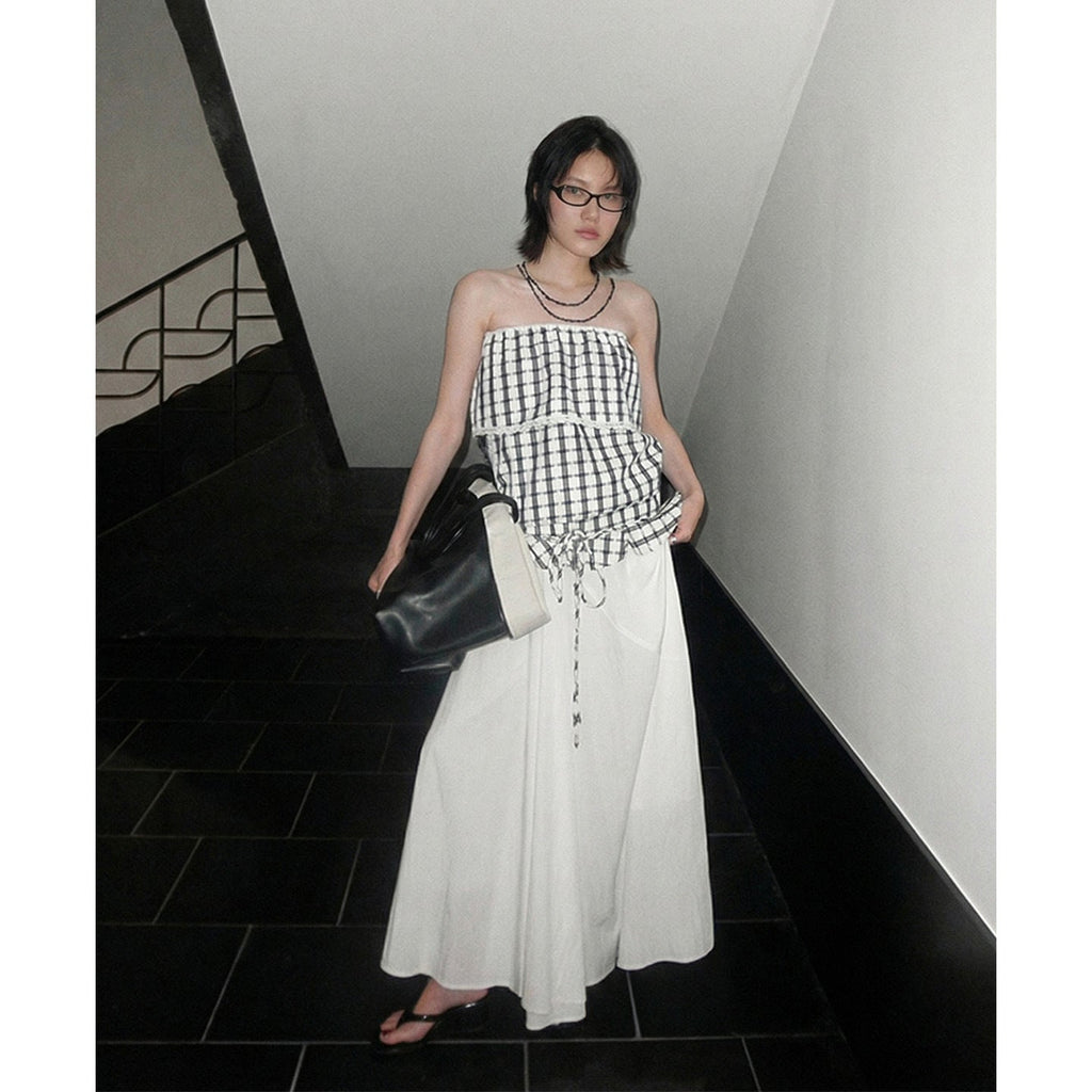 Flax pendulum skirt skirt
