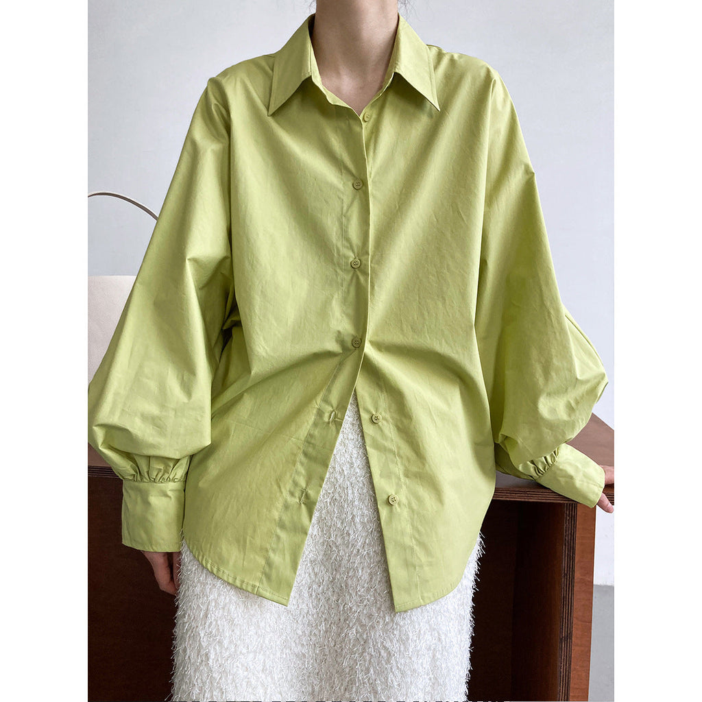 Premium Lantern Sleeve Shirt Top