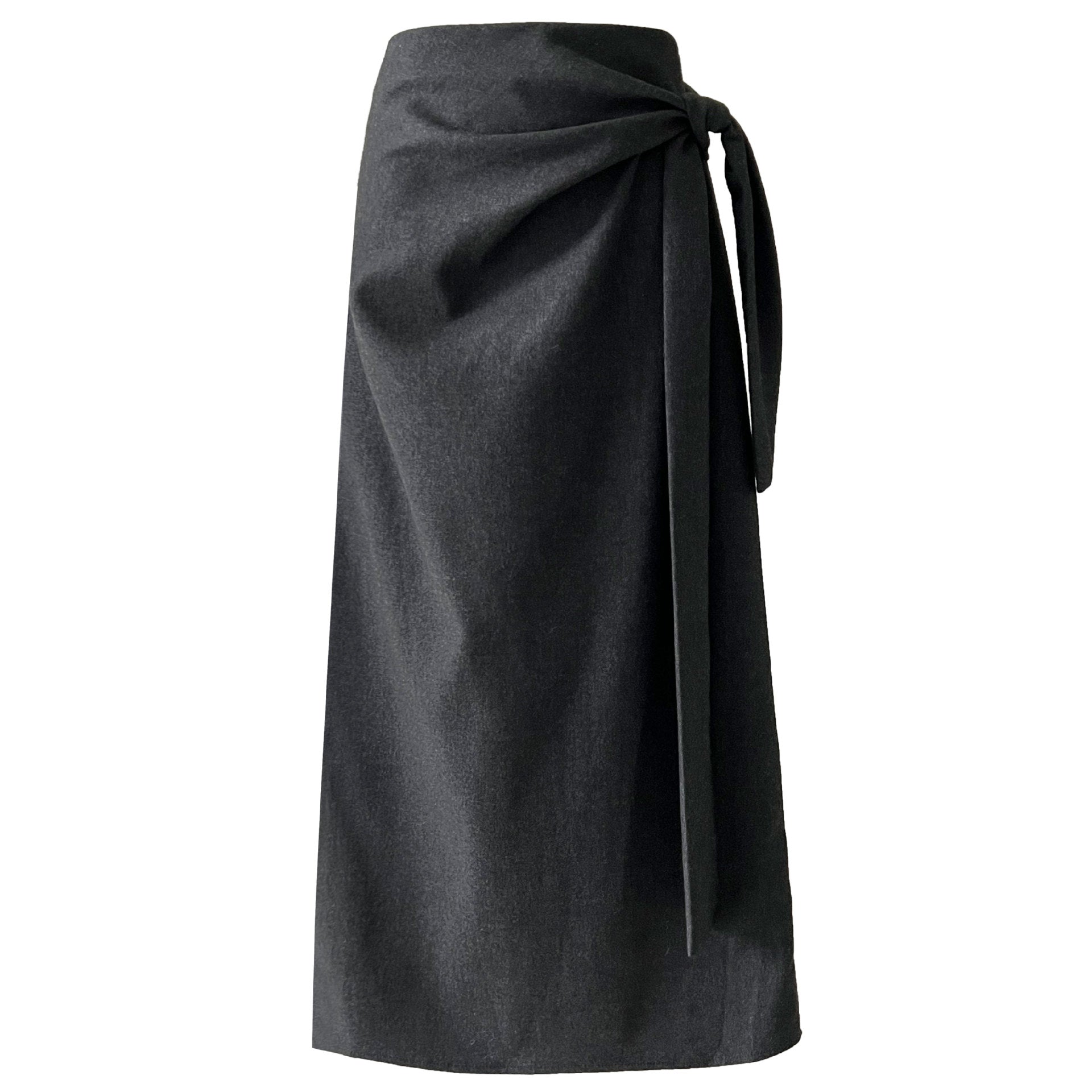 Temperament pleated high waist straps straight skirt women's autumn new velvet personalized design long skirt 1726