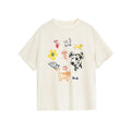 Casual Skinny Versatile ins Cartoon Printed Short Sleeve T-Shirt
