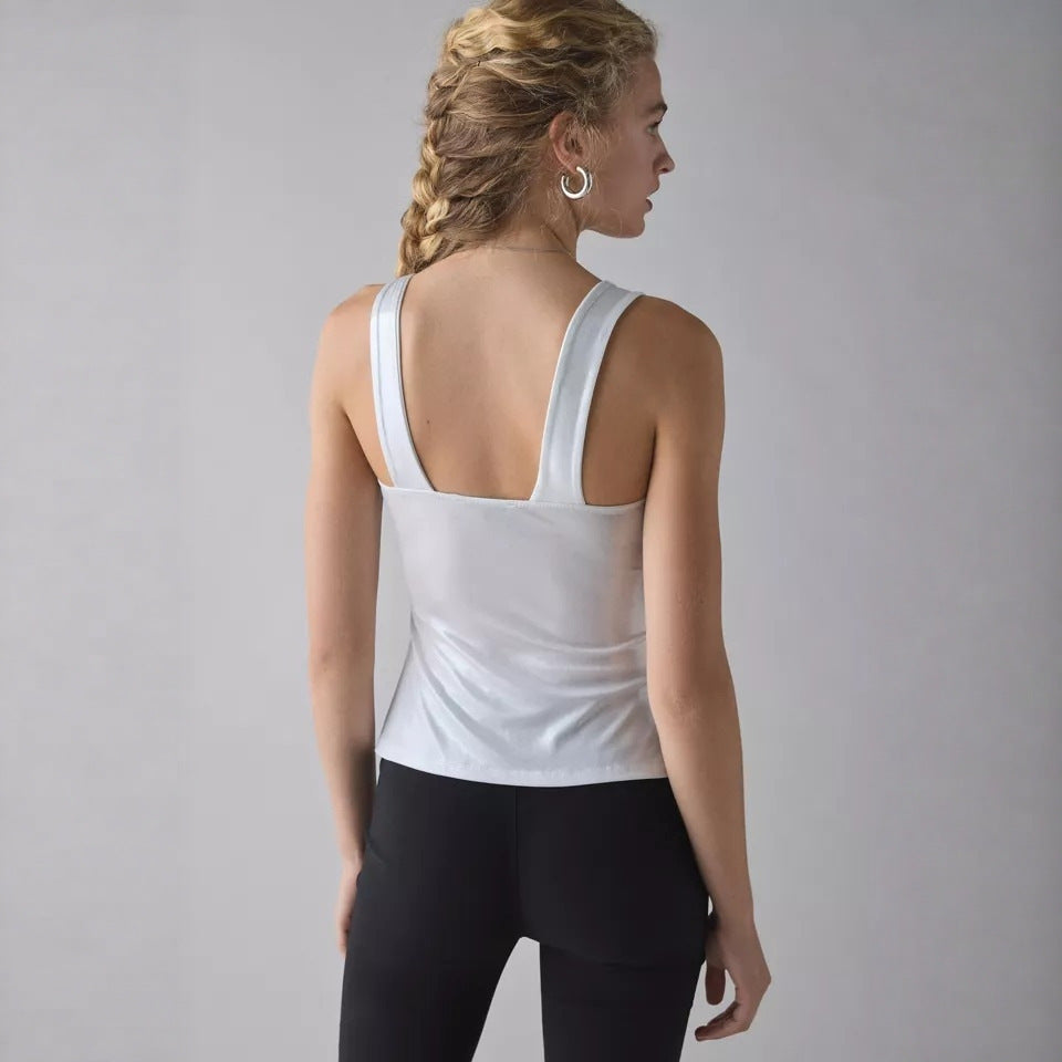 Stylish sexy gal V-neck pleated cardigan