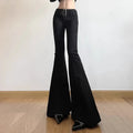 Y2K Flare Jeans Women High Waist Wide Leg Retro Streetwear Denim Pants