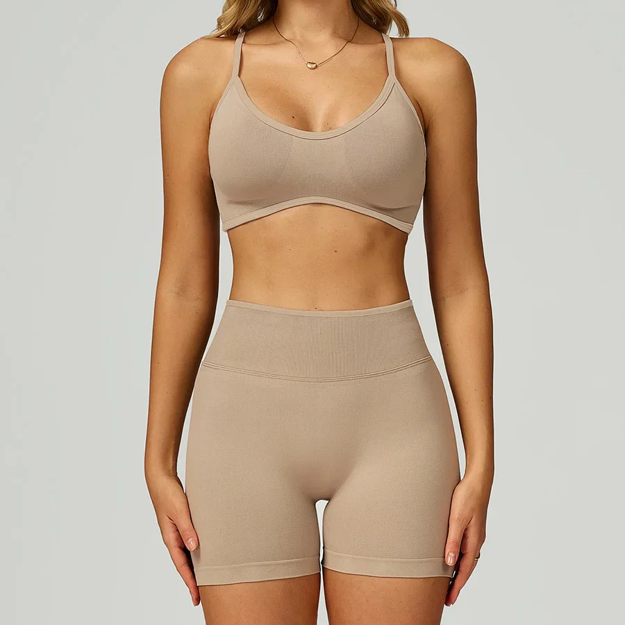Women's 2-Piece Yoga Set - Sports Bra & Leggings Activewear