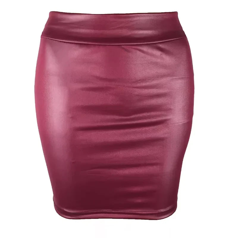 Women's High-Waist Slim Pencil Mini Skirt – Bodycon Office Style