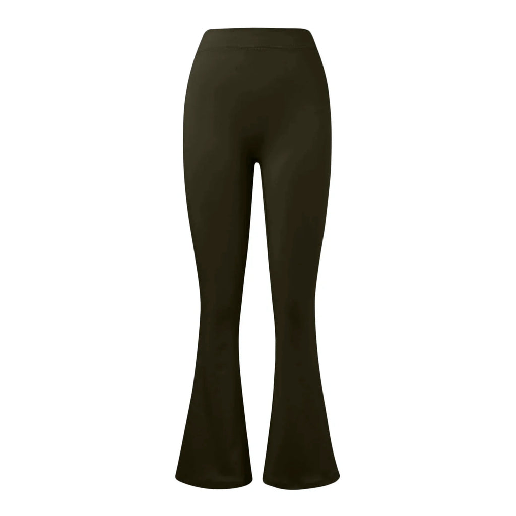 High Waist Flared Yoga Pants V-Back Hip Lifting Slim Fit Sports