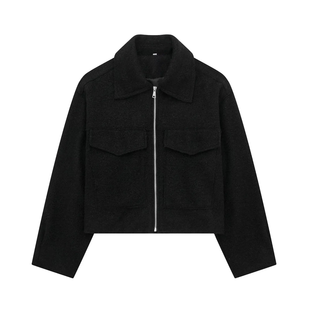 Women's Zipper Jacket with Pockets