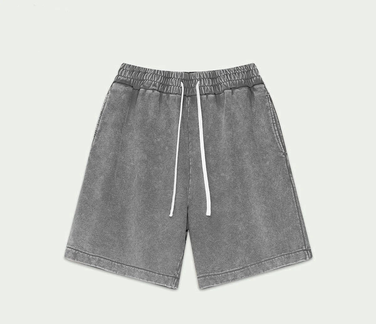 Retro Washed Hip Hop Shorts | Unisex Loose Fit Casual Sports 3/4 Pants