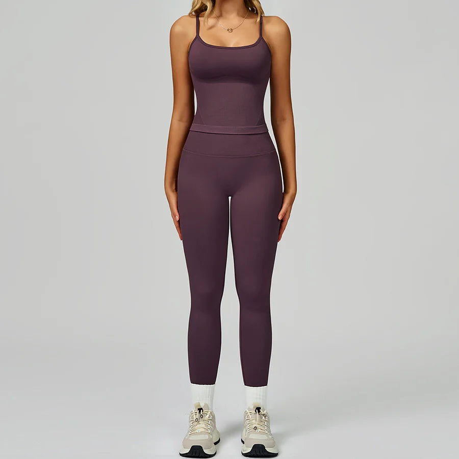 Women's 2-Piece Yoga Set - Sports Bra & Leggings Activewear