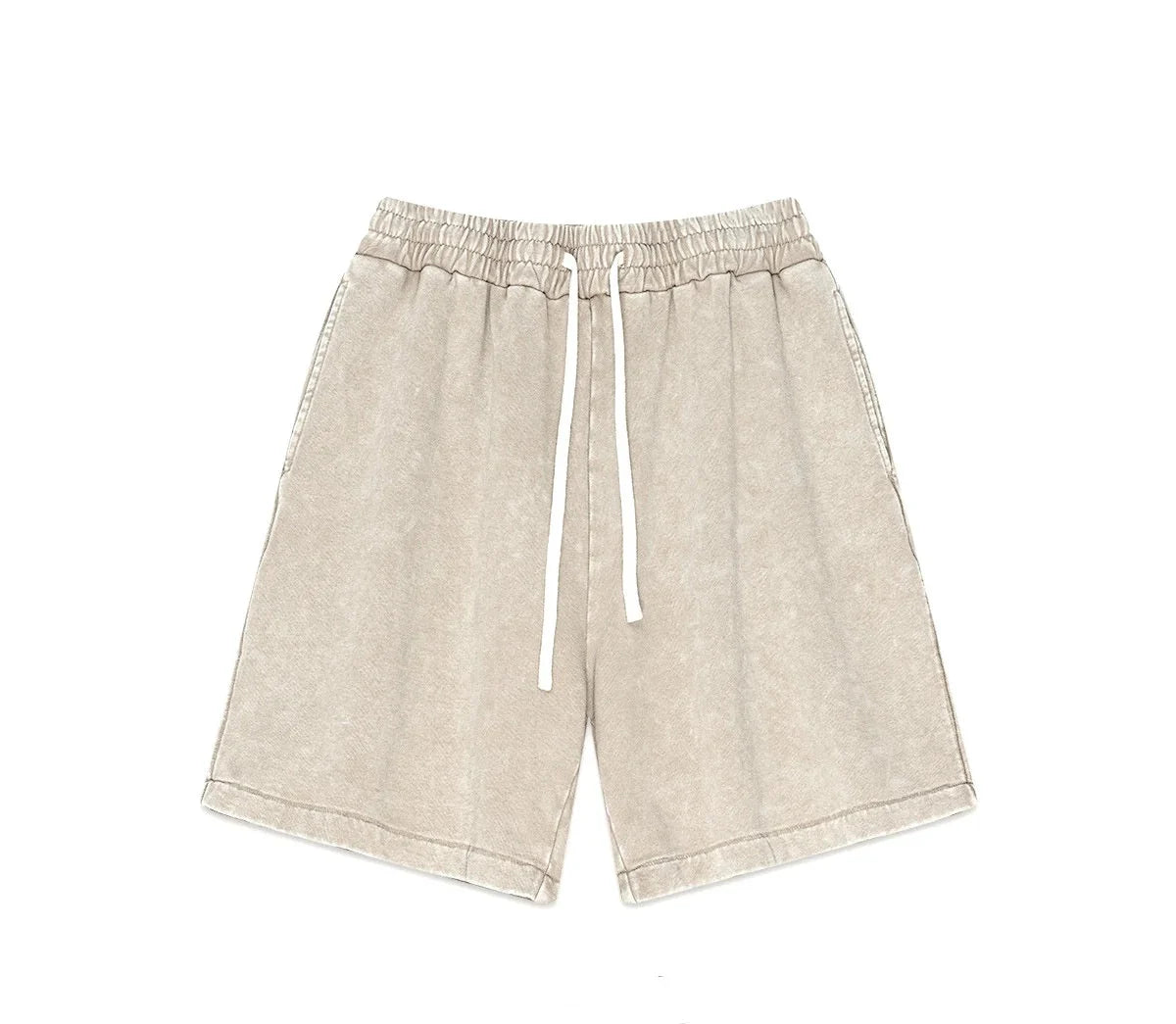 Retro Washed Hip Hop Shorts | Unisex Loose Fit Casual Sports 3/4 Pants
