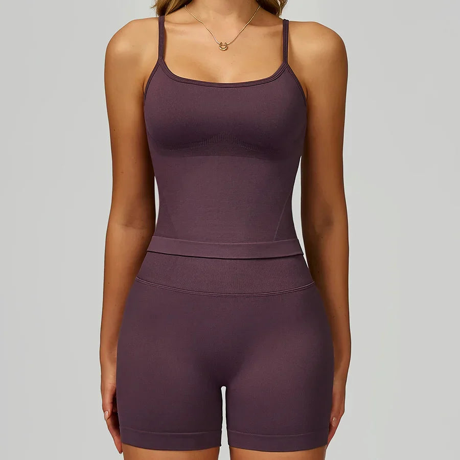 Women's 2-Piece Yoga Set - Sports Bra & Leggings Activewear