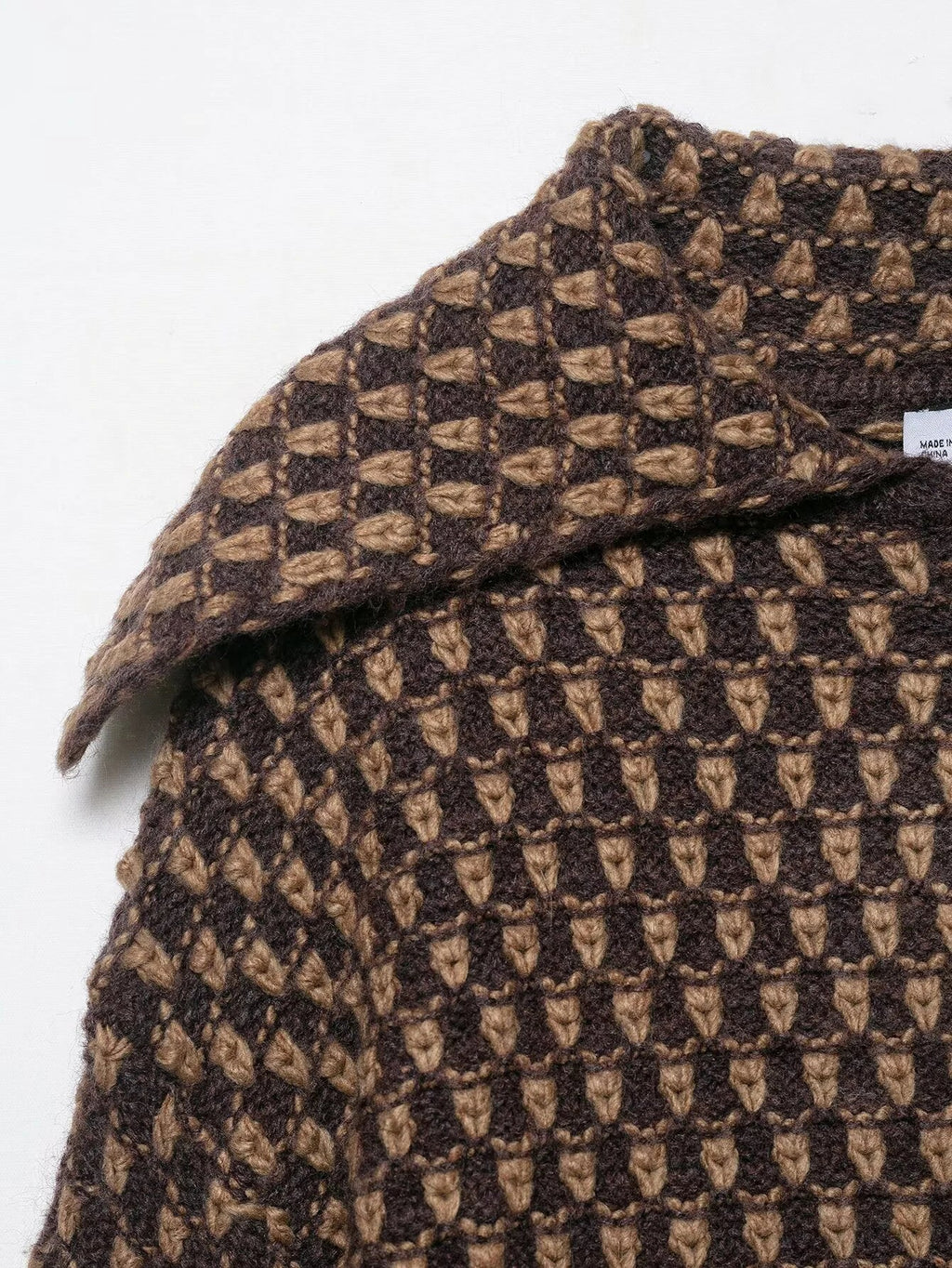 Women's Korean Style Knitted Cardigan - Loose Fit Button-Up Jacket