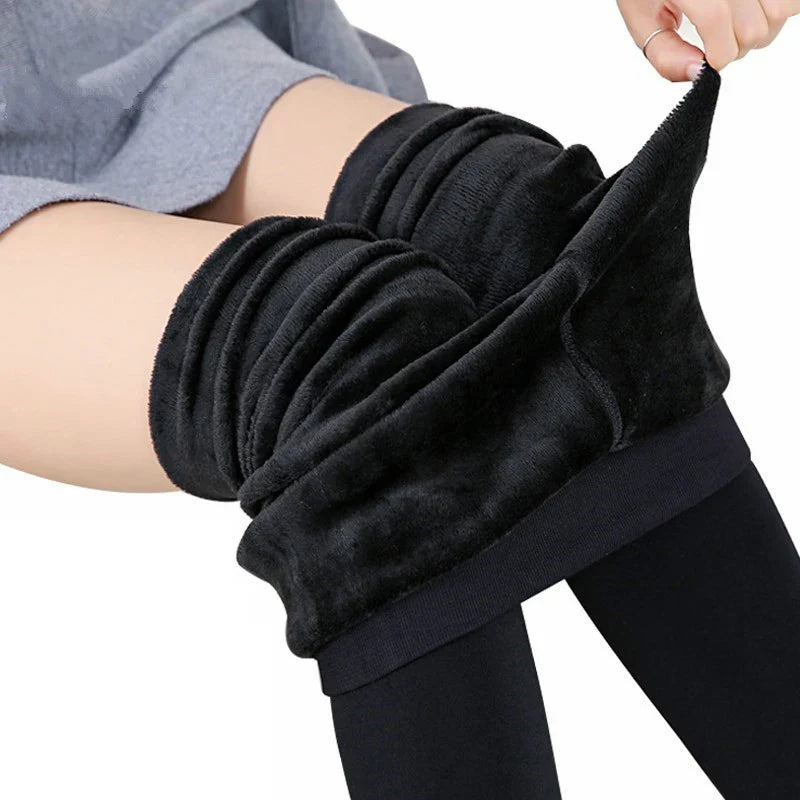 Women's Velvet-Lined Winter Leggings