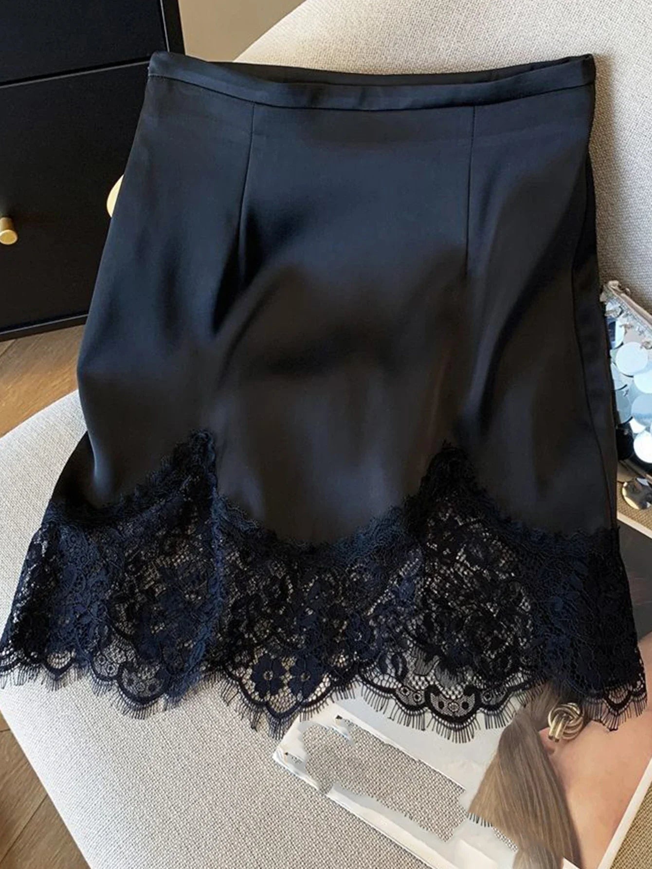 Sexy black lace high waist mini skirt women summer streetwear short skirts woman clothes 2026 fashion casual Straight skirt hot
