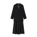 Women Fashion Blazer Dress Long Sleeve Office Chic Dress