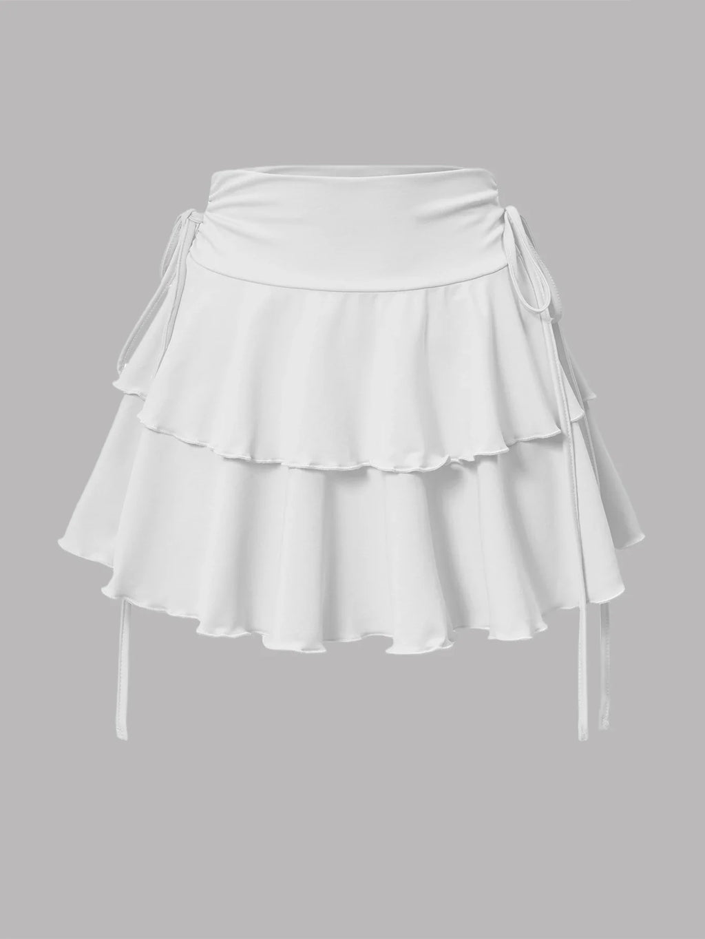 Women's High-Waist Lace-Up Mini Skirt