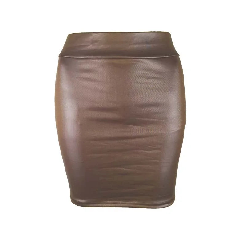Women's High-Waist Slim Pencil Mini Skirt – Bodycon Office Style