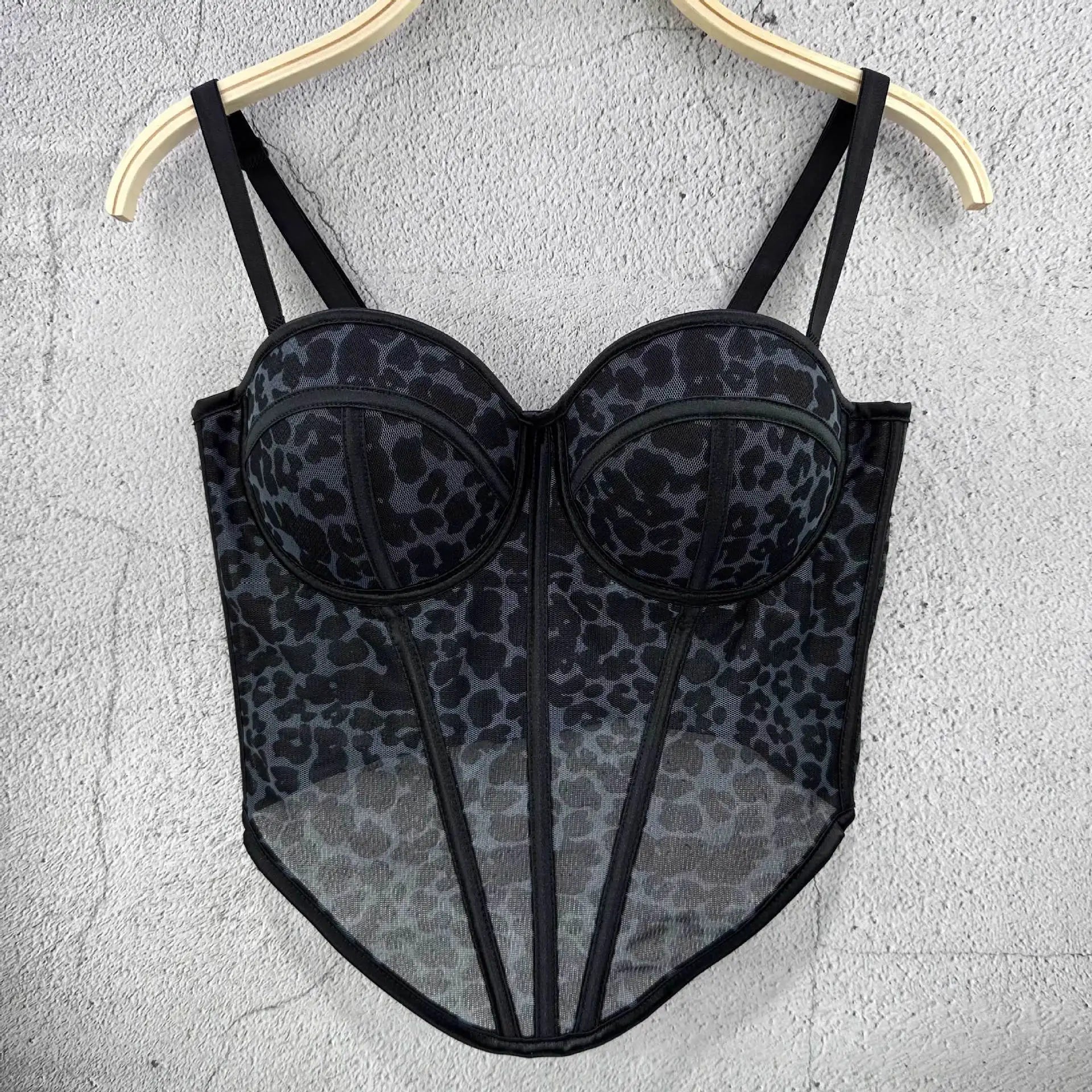 Vintage Bustier Bra Crop Tank Top