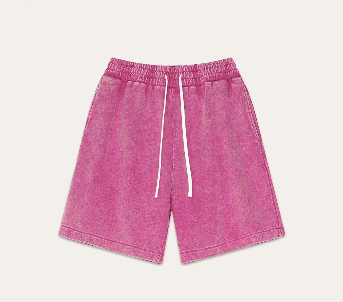 Retro Washed Hip Hop Shorts | Unisex Loose Fit Casual Sports 3/4 Pants