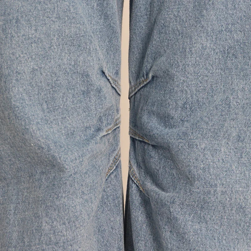 Women's Jeans - Multi-Pocket Cargo Denim Workwear Pants