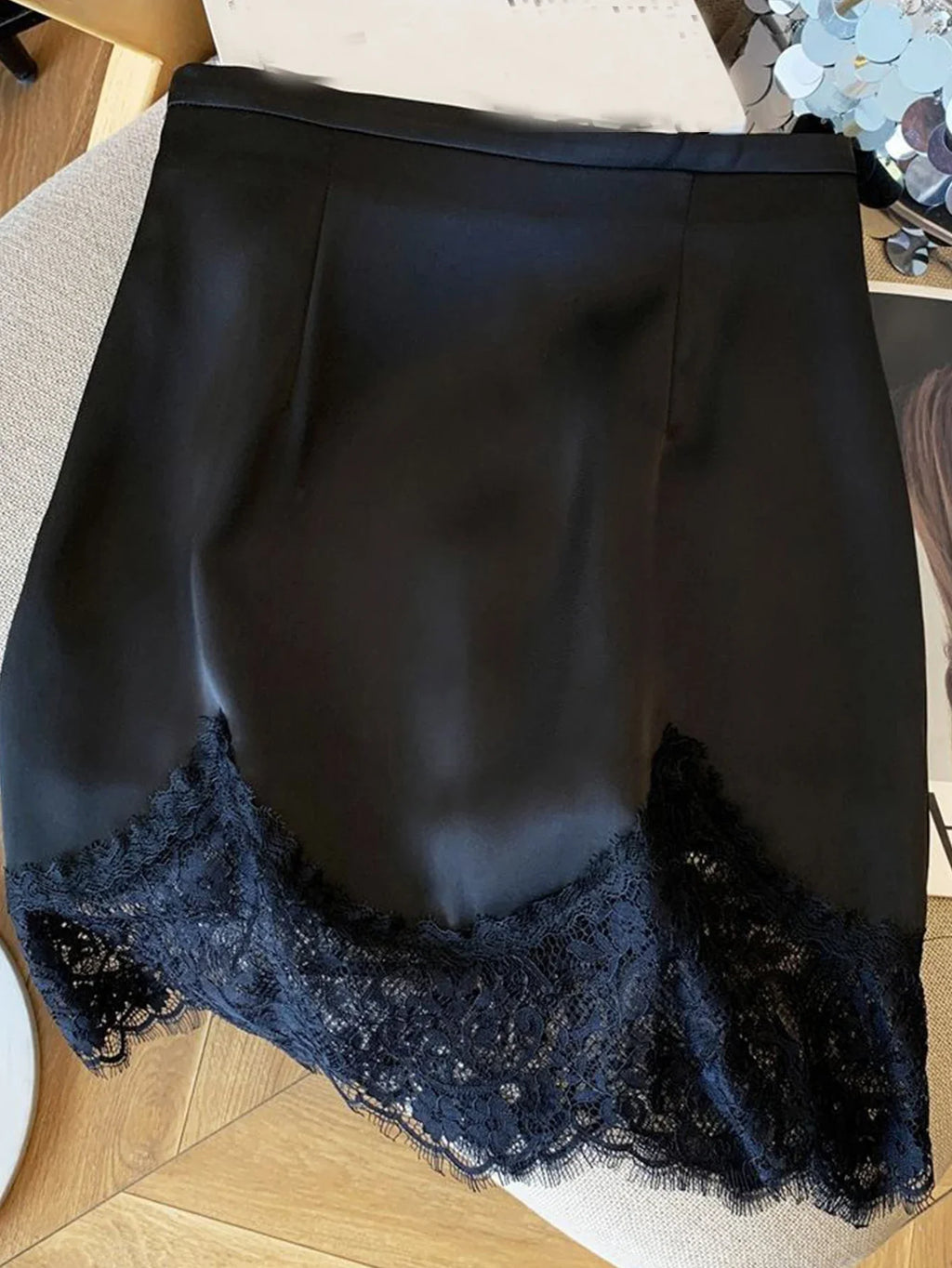 Sexy black lace high waist mini skirt women summer streetwear short skirts woman clothes 2026 fashion casual Straight skirt hot