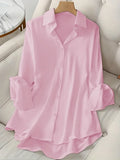 Women's Oversize Lapel Shirt