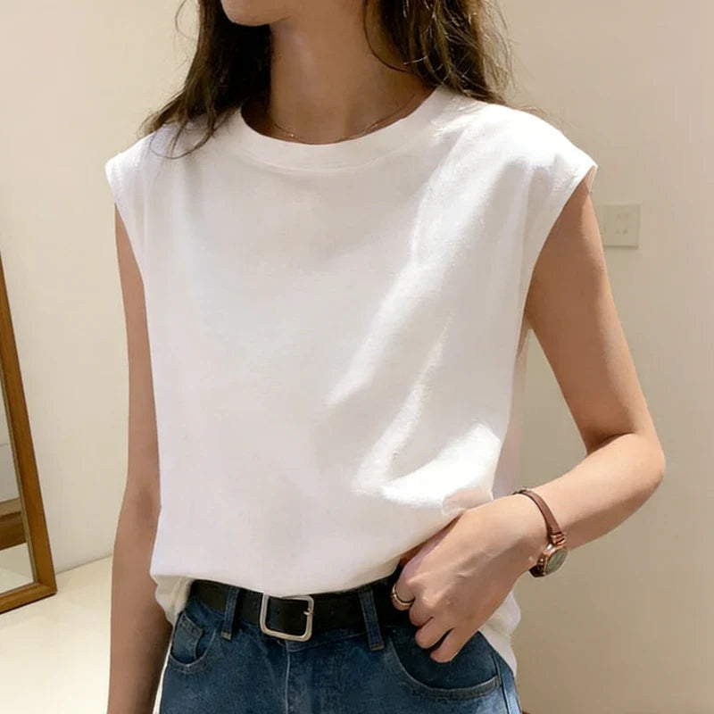 Loose Sleeveless Basic Tank Top